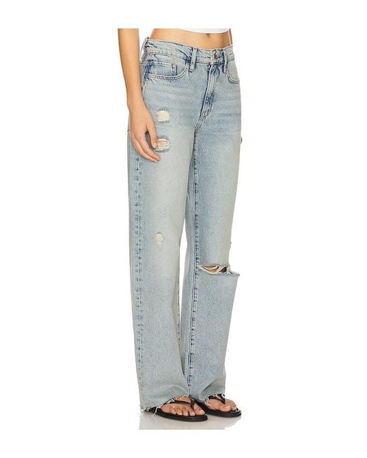 Triarchy Blue Birkin Mid Rise Straight Leg
