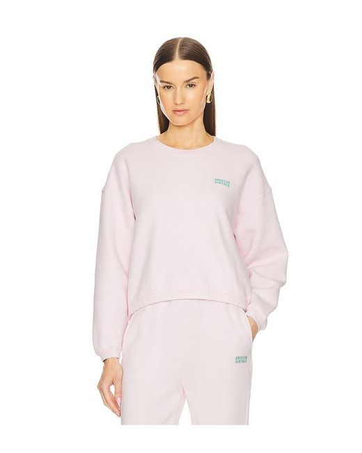 American Vintage Pink Izubird Sweatshirt
