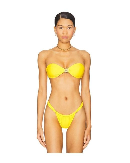 Lovers + Friends Orange Freya Top