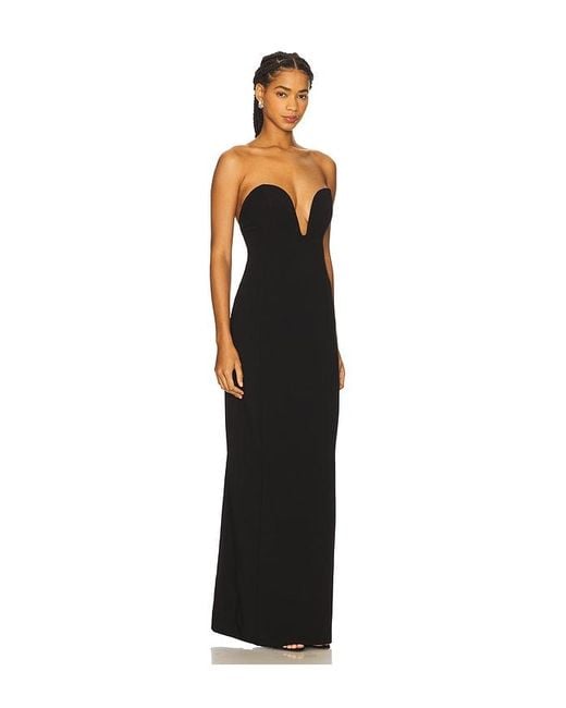 Lovers + Friends Black Laveau Gown