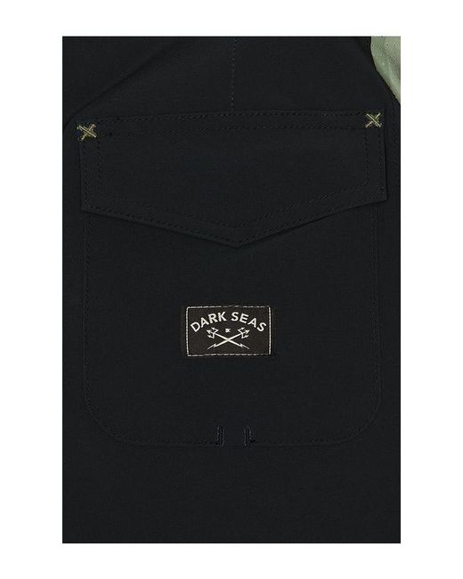 Dark Seas Black Intercoastal Boardshort for men