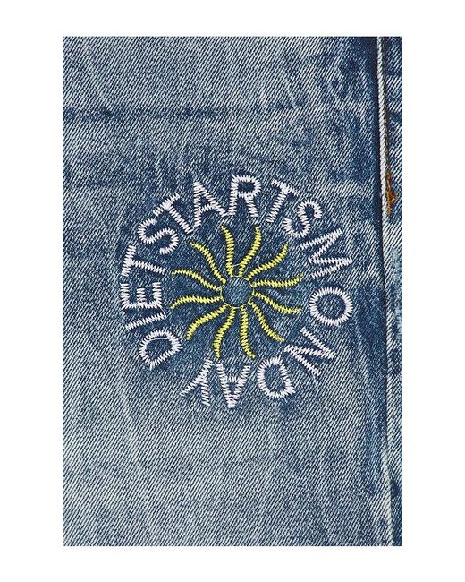 DIET STARTS MONDAY Blue Sol Denim Shorts for men