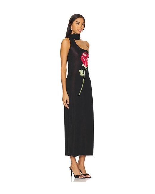 Kitri Black Chloe One Shoulder Dress