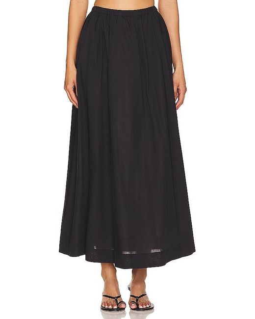 Faithfull The Brand Black Scanno Skirt
