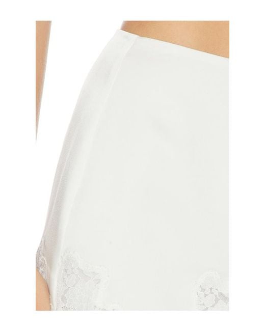 Lovers + Friends White Bruna Mini Skirt
