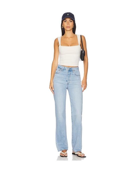 Levi's Blue Ribcage Full Length Jeans