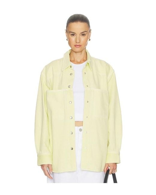 Agolde Yellow Laria Shirt