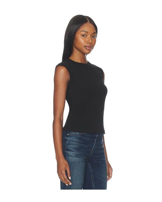 Cotton Citizen Black The Seoul Muscle Tee