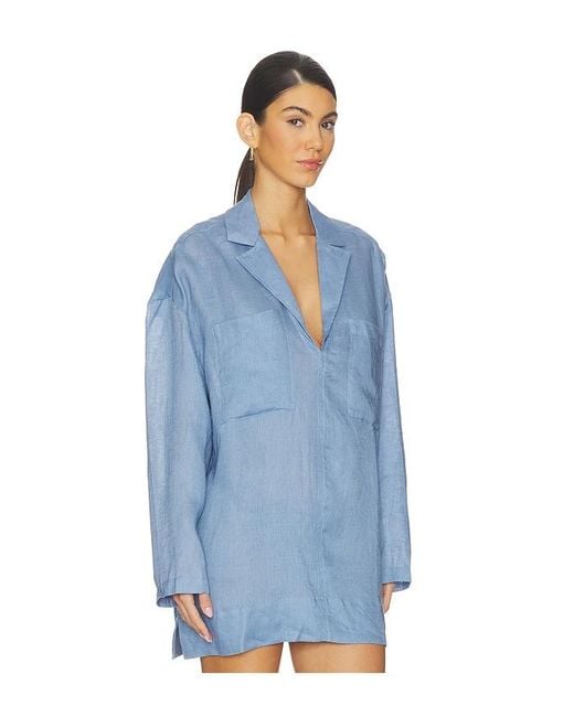 LSPACE Blue Oasis Tunic