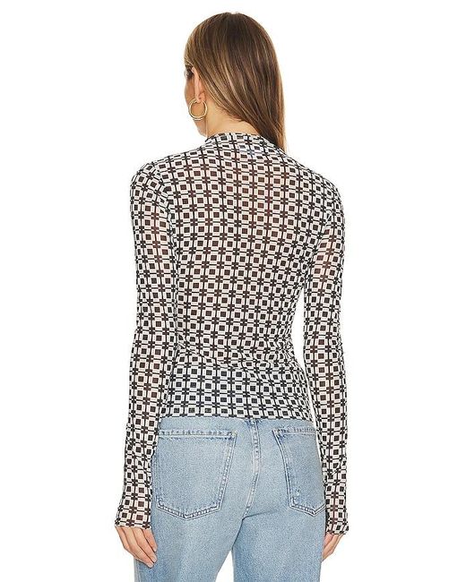 Steve Madden Blue Eliza Top
