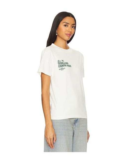 Los Sundays White The Tequila & Country Music Tee