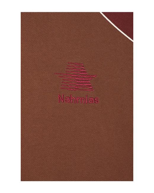 NAHMIAS Brown Ollie Hoodie for men