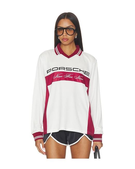 Porsche Design White X Revolve 959 Long Sleeve Jersey