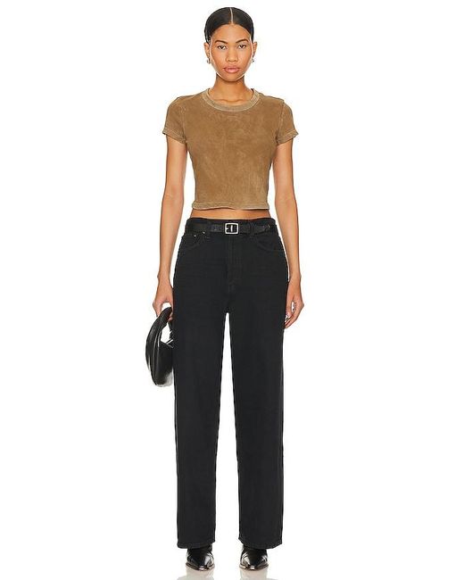 Agolde Black Low Slung Baggy Jeans