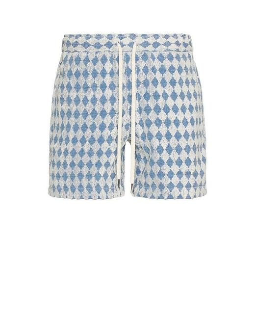 Oas Blue Diamond Terry Shorts for men