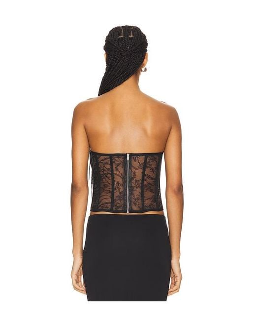 Nbd Black Elliot Corset Top