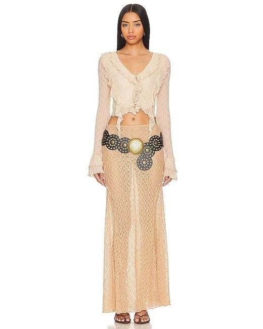 MORE TO COME Natural Lennox Top