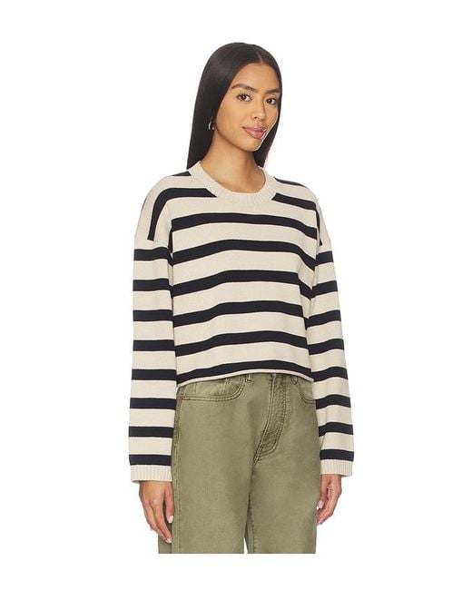 Denimist Multicolor Cropped Stripe Sweater