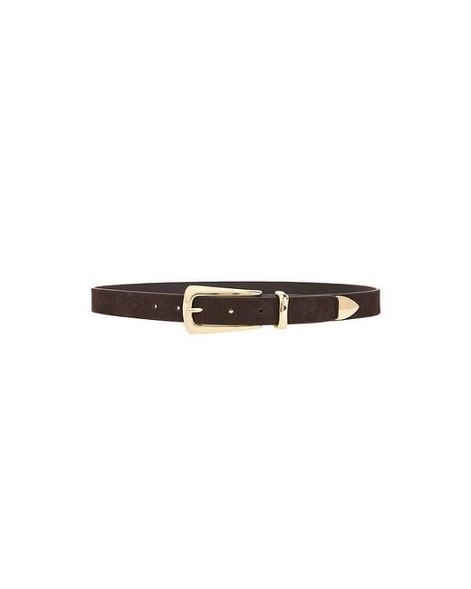 FAVORITE DAUGHTER Black The Suede Statement Belt