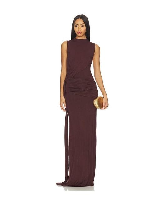 MORE TO COME Purple Stacie Maxi Dress
