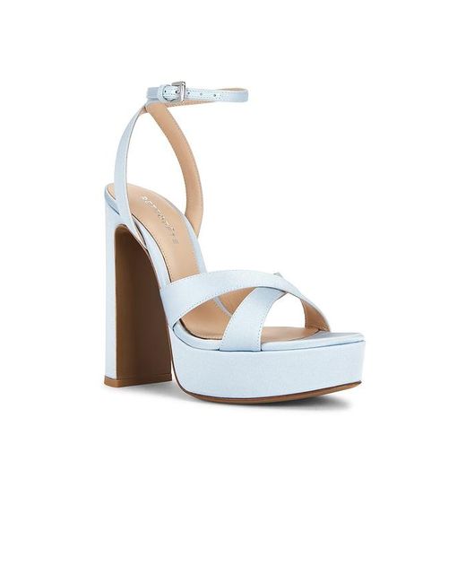retroféte White Melodia Platform Sandal