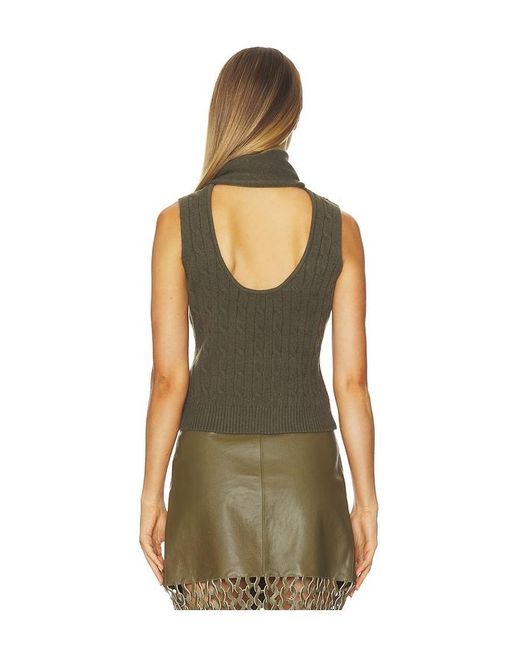 NonChalant Label Green Jodie Top