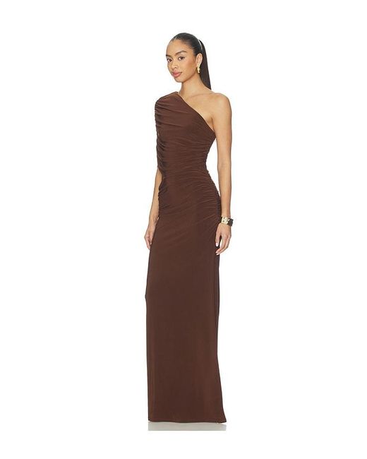 Lovers + Friends Brown Milani Gown