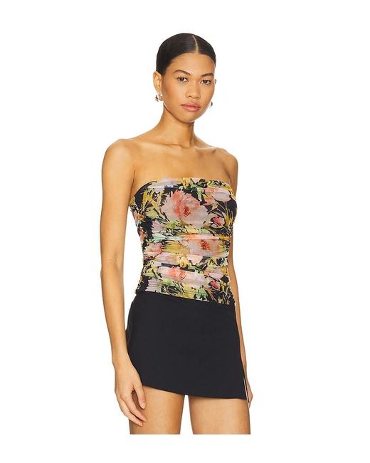 MORE TO COME Multicolor Everly Strapless Top
