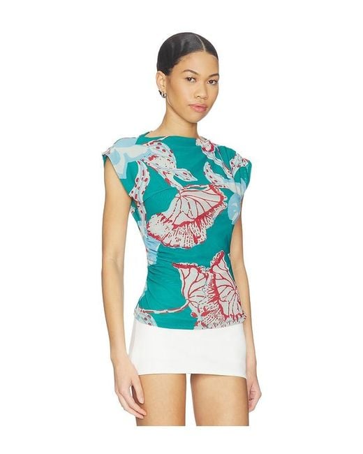 Cleobella Blue Ellie Top
