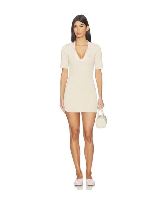 ALL THE WAYS Natural Andjala Knit Mini Dress