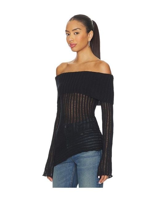 superdown Black Tawny Sweater