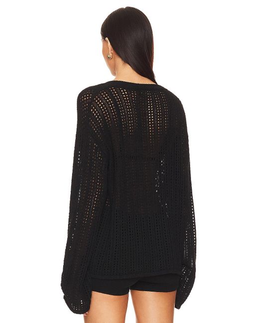 House of Harlow 1960 Salene Mesh カーディガン Black