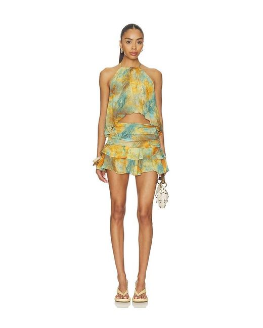 MISA Los Angles Yellow Quinn Top
