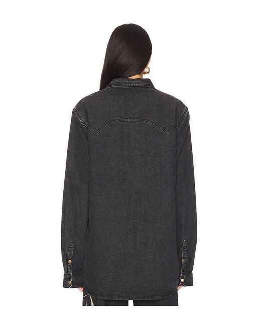 Urban Outfitters Black Horsey Shirt