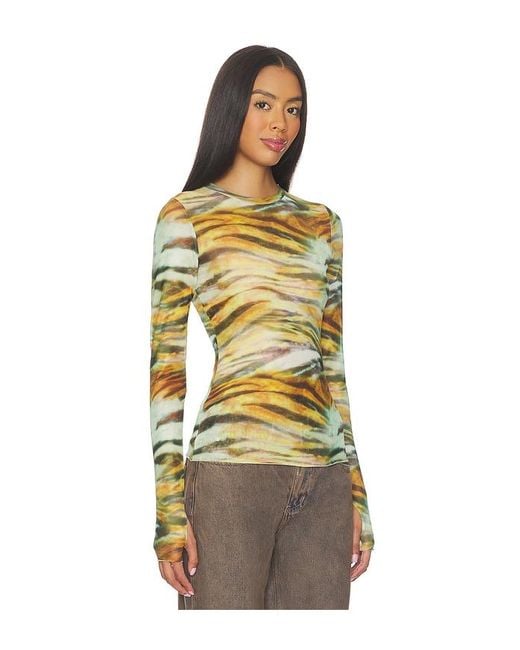 AFRM Yellow Kaylee Top