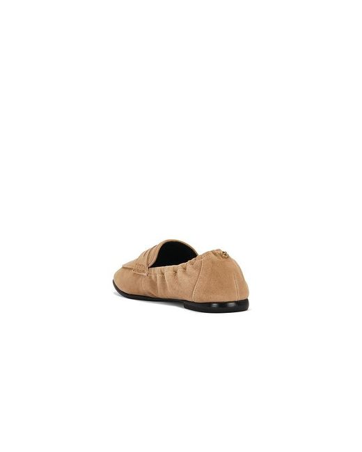 Jonathan Simkhai White Danna Suede Loafer
