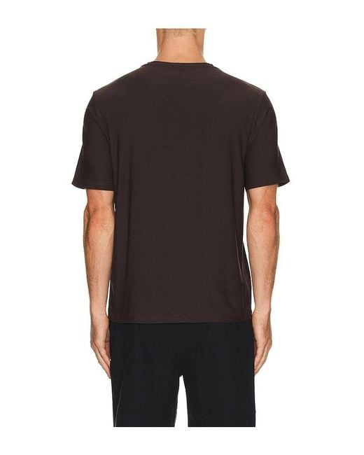 Beyond Yoga Black Featherweight Always Beyond Crew Tee 2.0 for men
