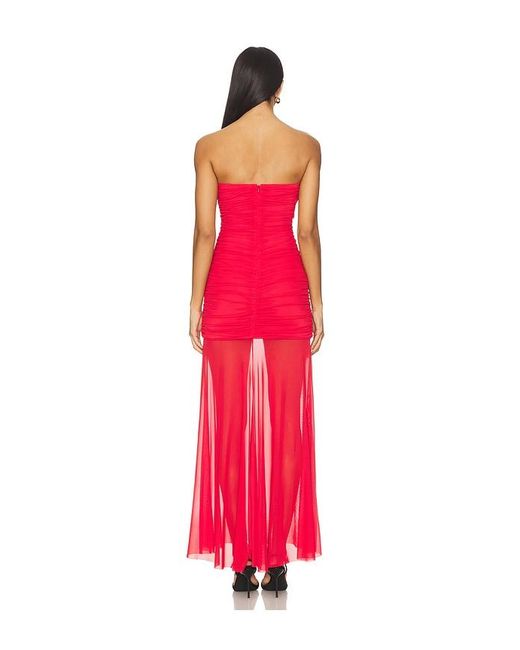 Amanda Uprichard Red Leo Dress