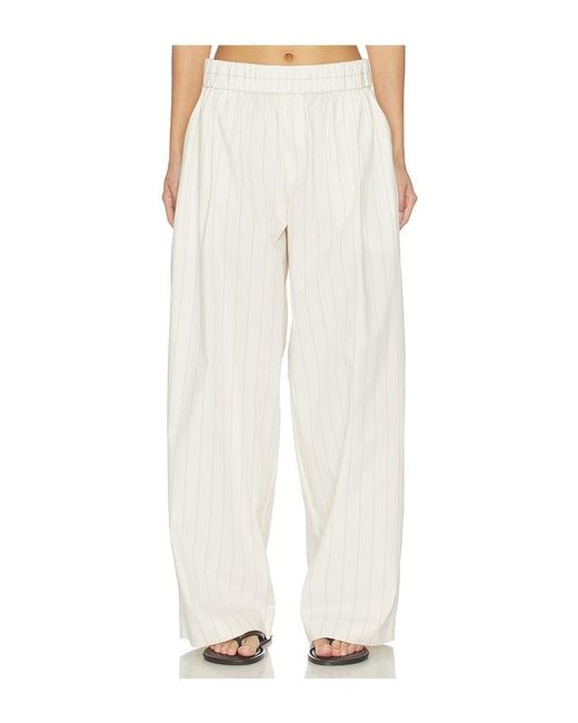 St. Agni White Everyday Relaxed Pants
