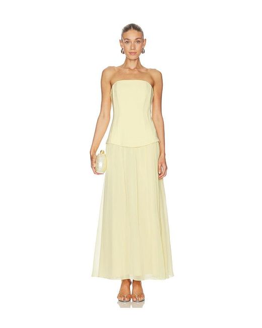 Line & Dot Metallic Fond Dress