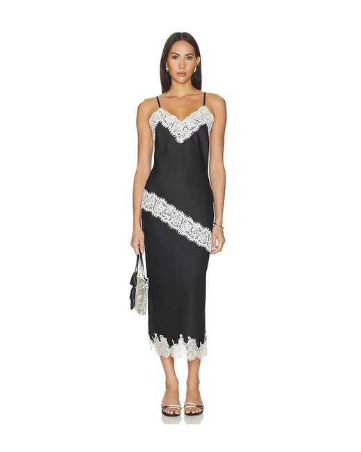 Astr Black Blossom Skirt