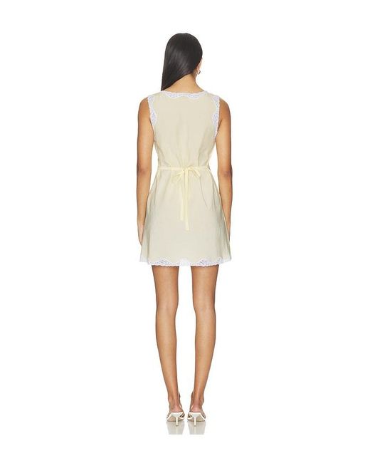Posse Natural Tabitha Slip Mini Dress