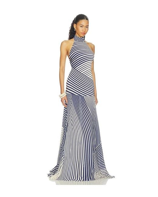Silvia Tcherassi Blue Leonore Dress