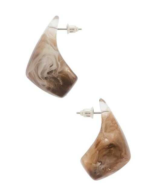 Lovers + Friends White Florence Earrings