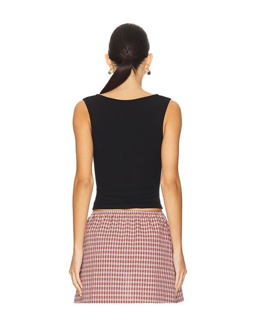 Apres Studio Black Soft Bodice Top