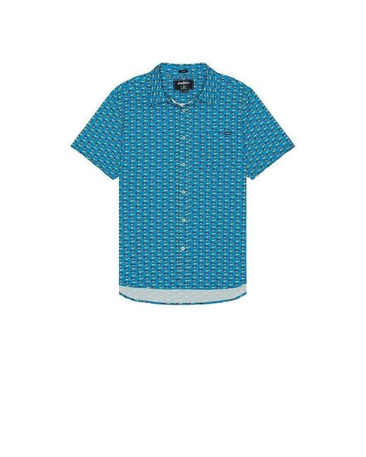 Chubbies Blue The Future So Bright Friday Shirt for men