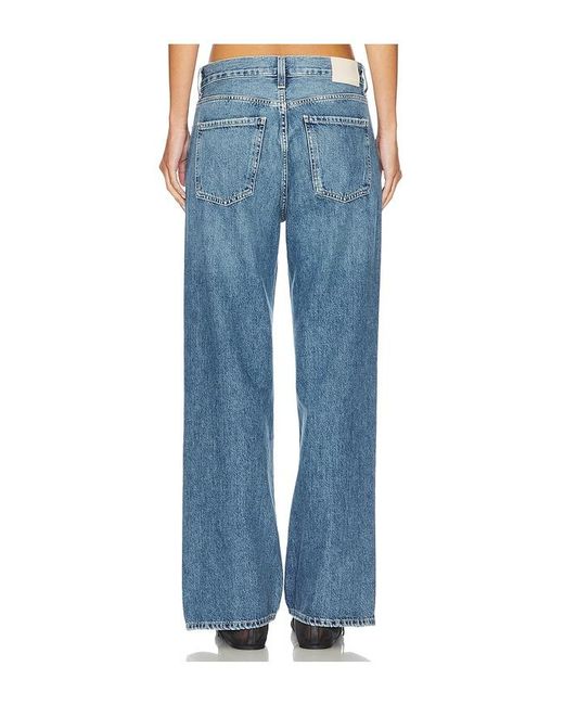 Citizens of Humanity Blue Annina Petite Wide Leg Jeans