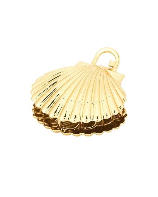 Clip De Mandíbula Siren En Color Oro Metálico Talla En Jennifer Behr de color Yellow