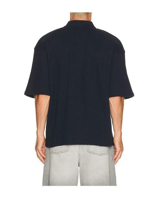 Won Hundred Black Topper Polo for men