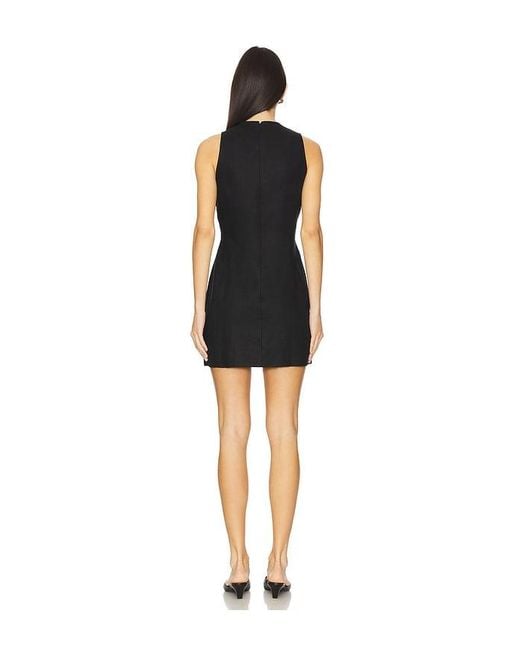 Faithfull The Brand Black Eveline Mini Dress